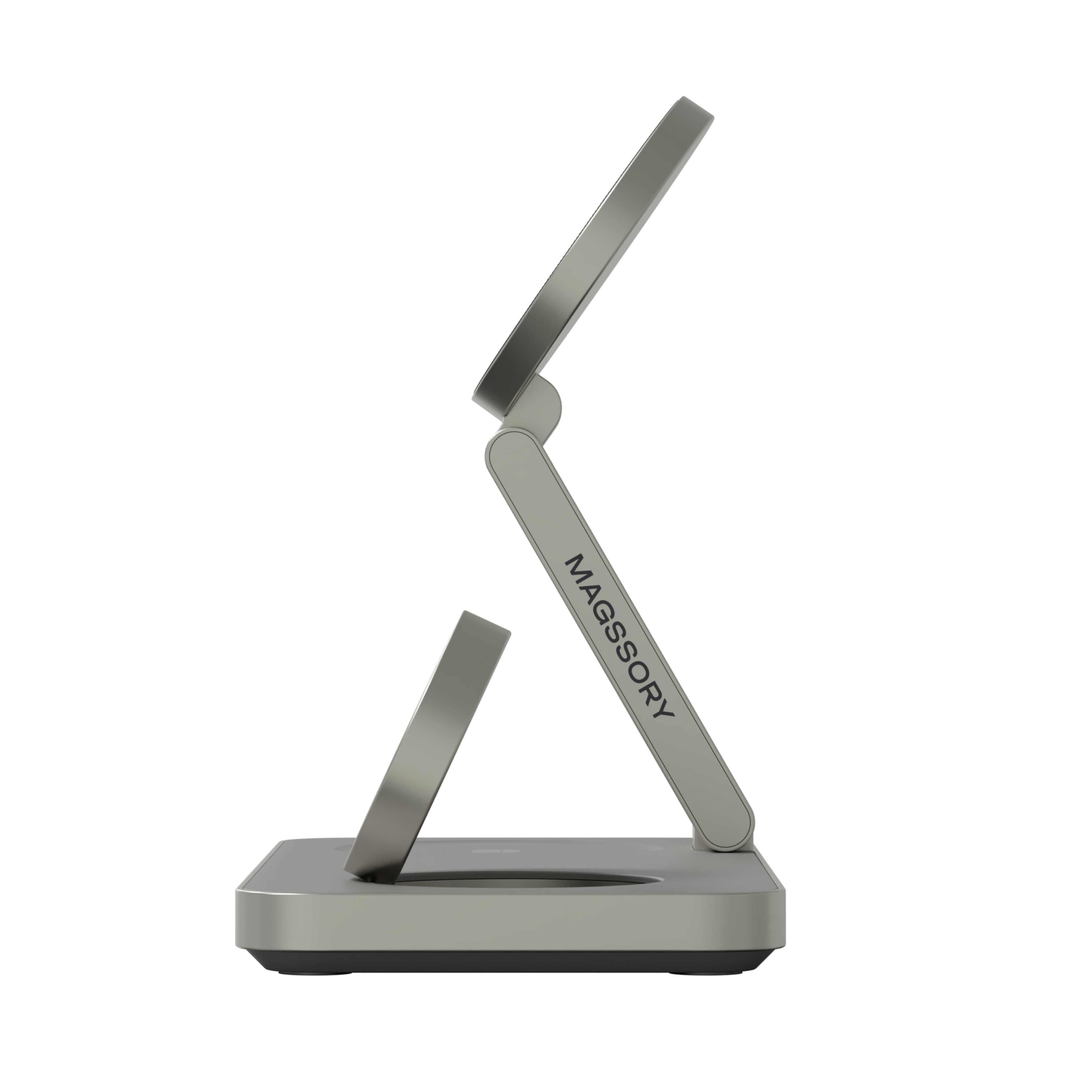 Зарядная станция 3 в 1 Magssory Yoga для Apple Qi2 Titan, Титан — WCH016 t 5